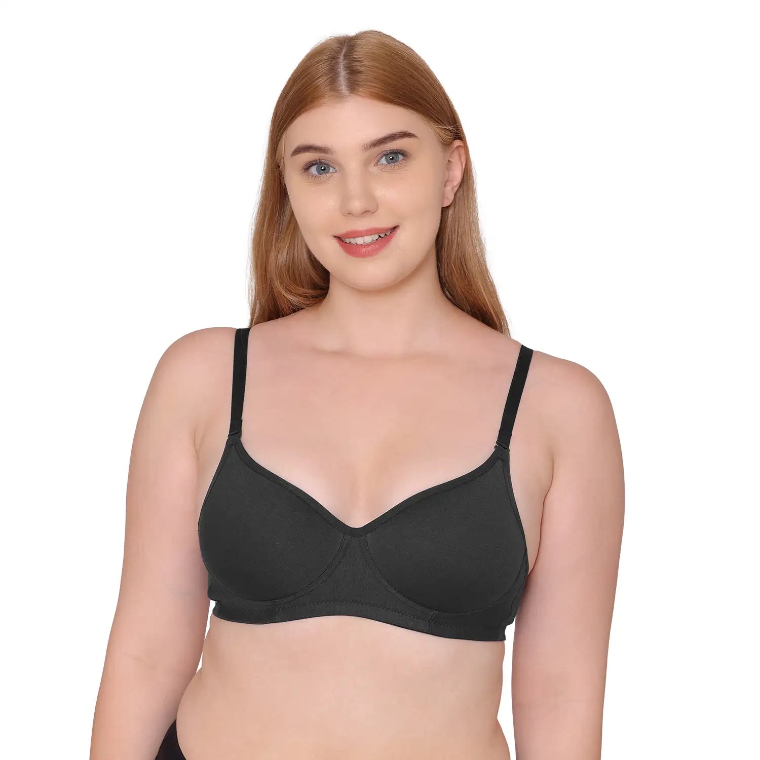 Buy Tweens Padded Non-Wired Full Coverage T-Shirt Bra - Skin at Rs