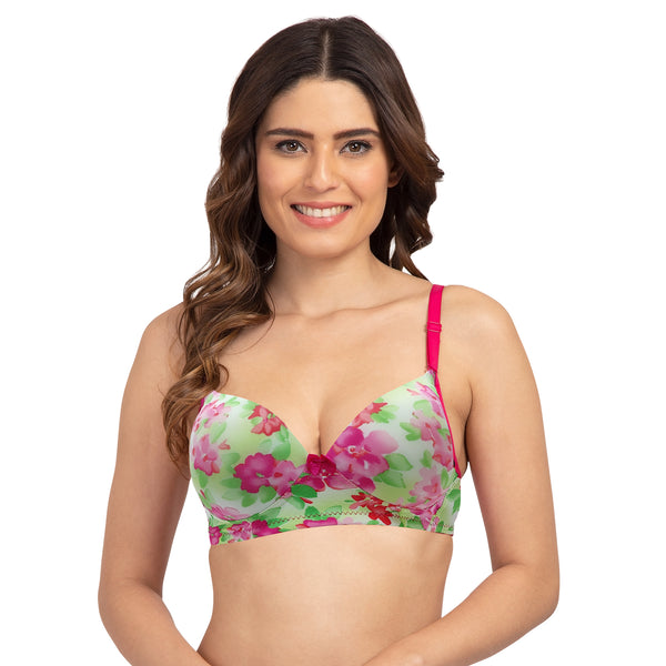 Tweens Lightly Padded Non-Wired T-Shirt Bra - Full Coverage, Super Soft, Extra Smooth